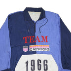 CAPRICIO Mens Blue Navy Nylon Zip Jacket M Team 1966 Admirals Cup