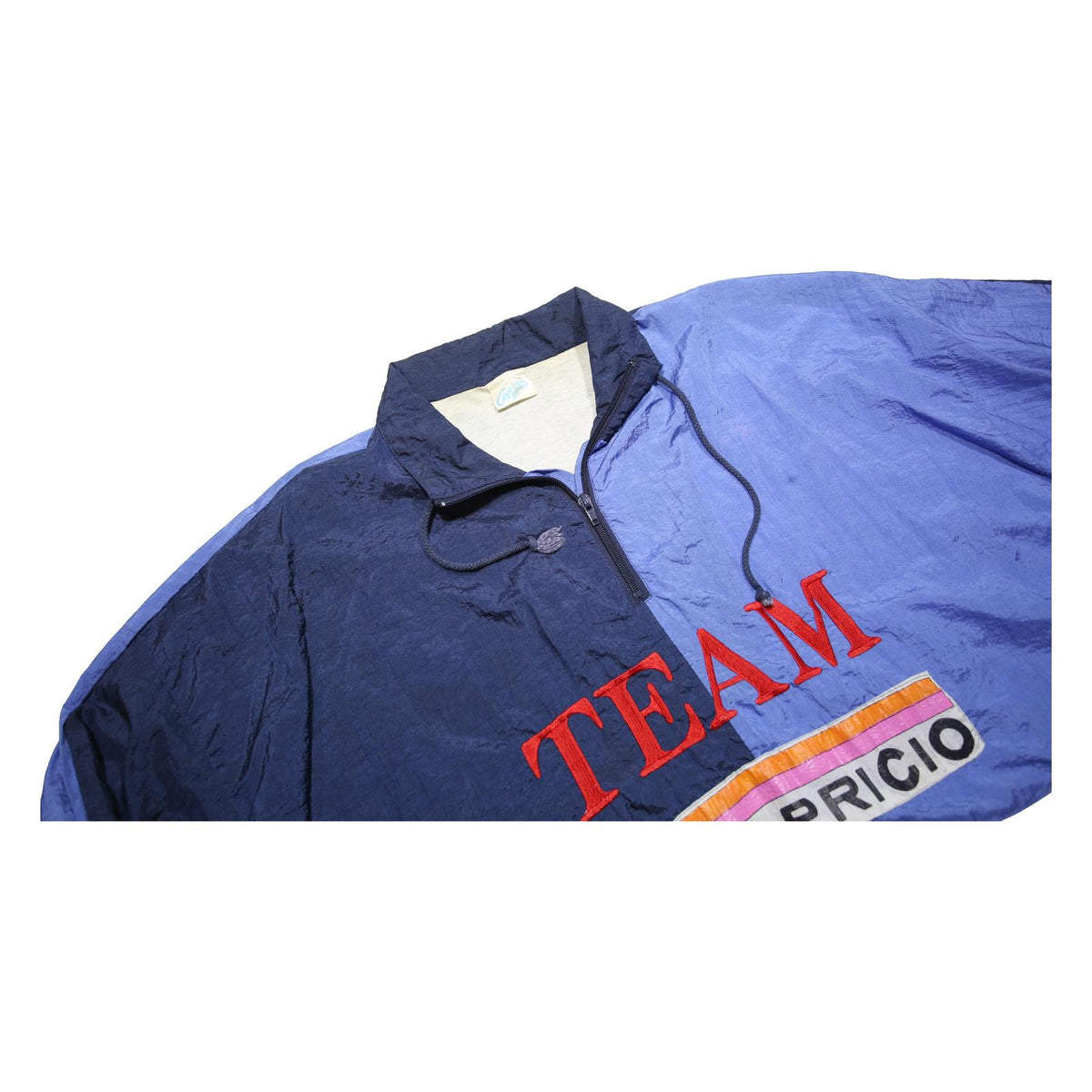 CAPRICIO Mens Blue Navy Nylon Zip Jacket M Team 1966 Admirals Cup