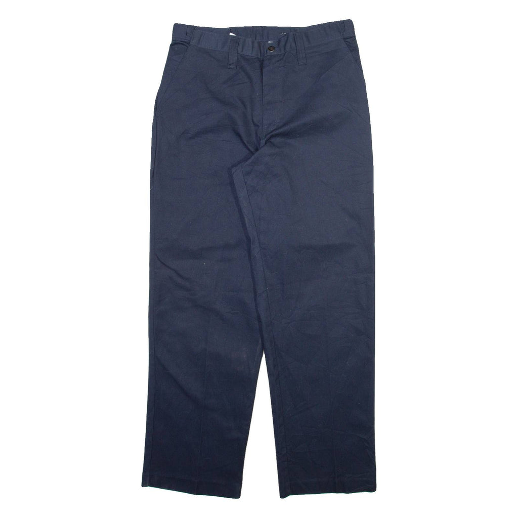 DICKIES Mens Trousers Blue Regular Straight W32 L30