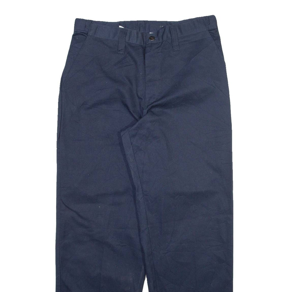 DICKIES Mens Trousers Blue Regular Straight W32 L30