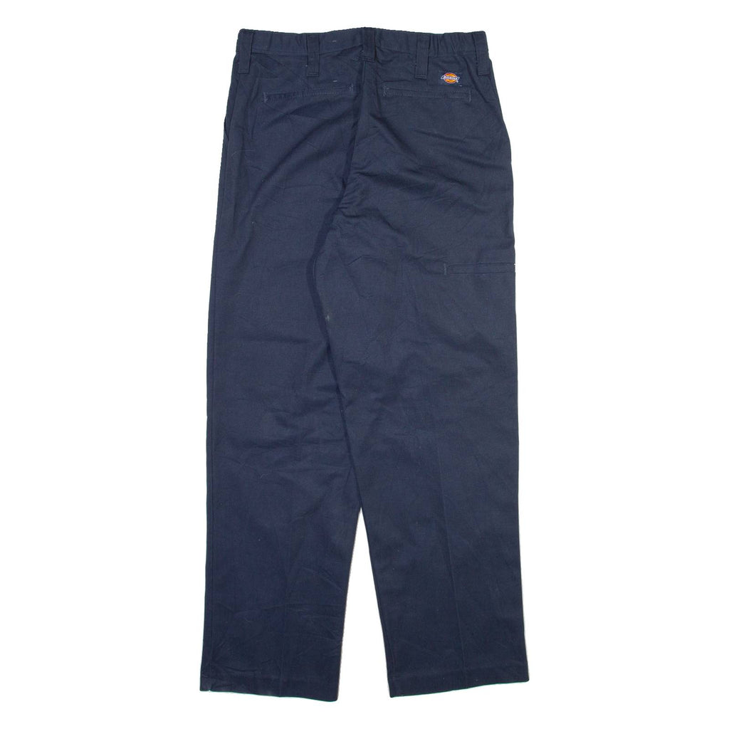 DICKIES Mens Trousers Blue Regular Straight W32 L30