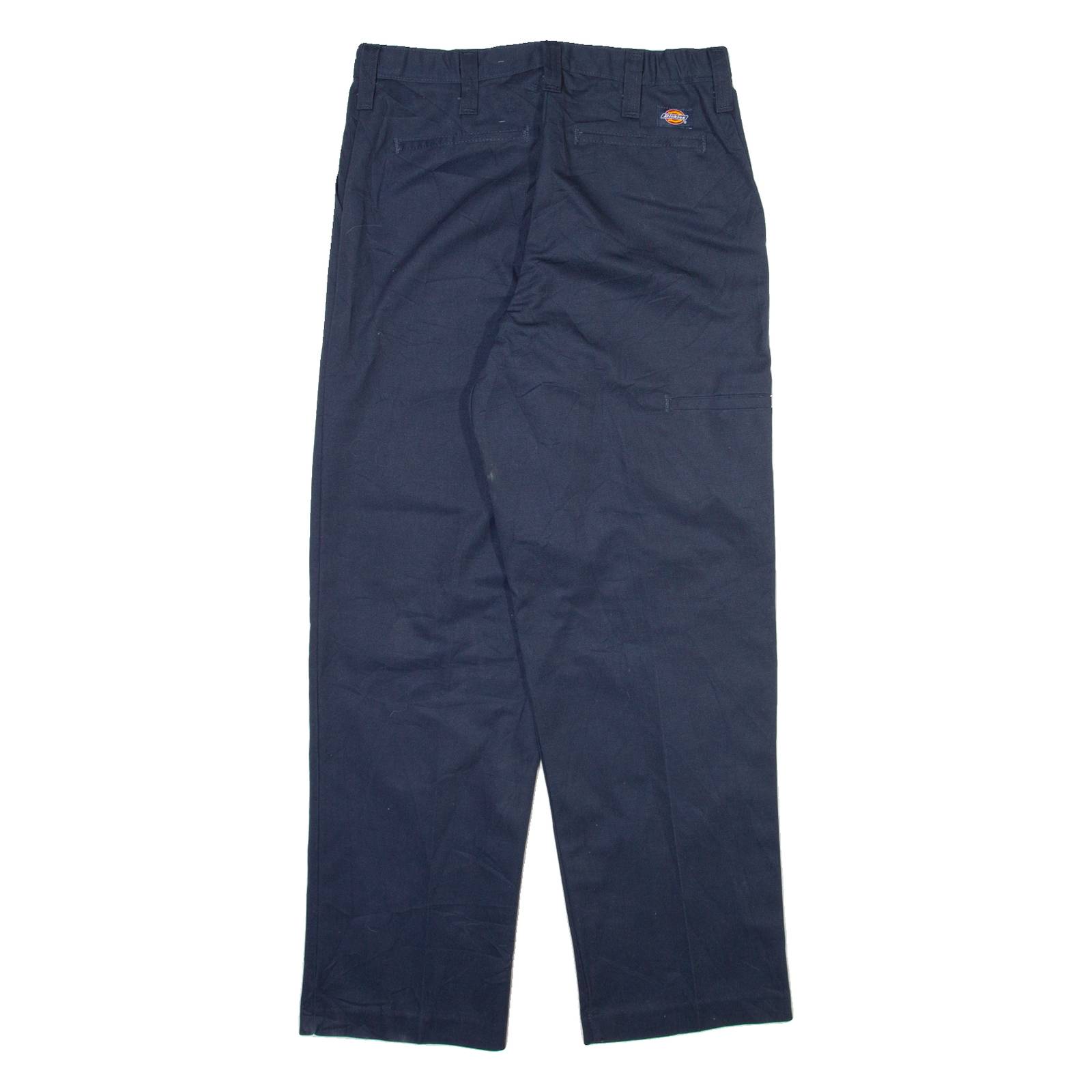 DICKIES Mens Trousers Blue Regular Straight W32 L30