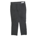 CARHARTT Mens Cotton Blend Black Relaxed Straight Trousers W32 L30 Workwear