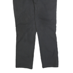 CARHARTT Mens Cotton Blend Black Relaxed Straight Trousers W32 L30 Workwear