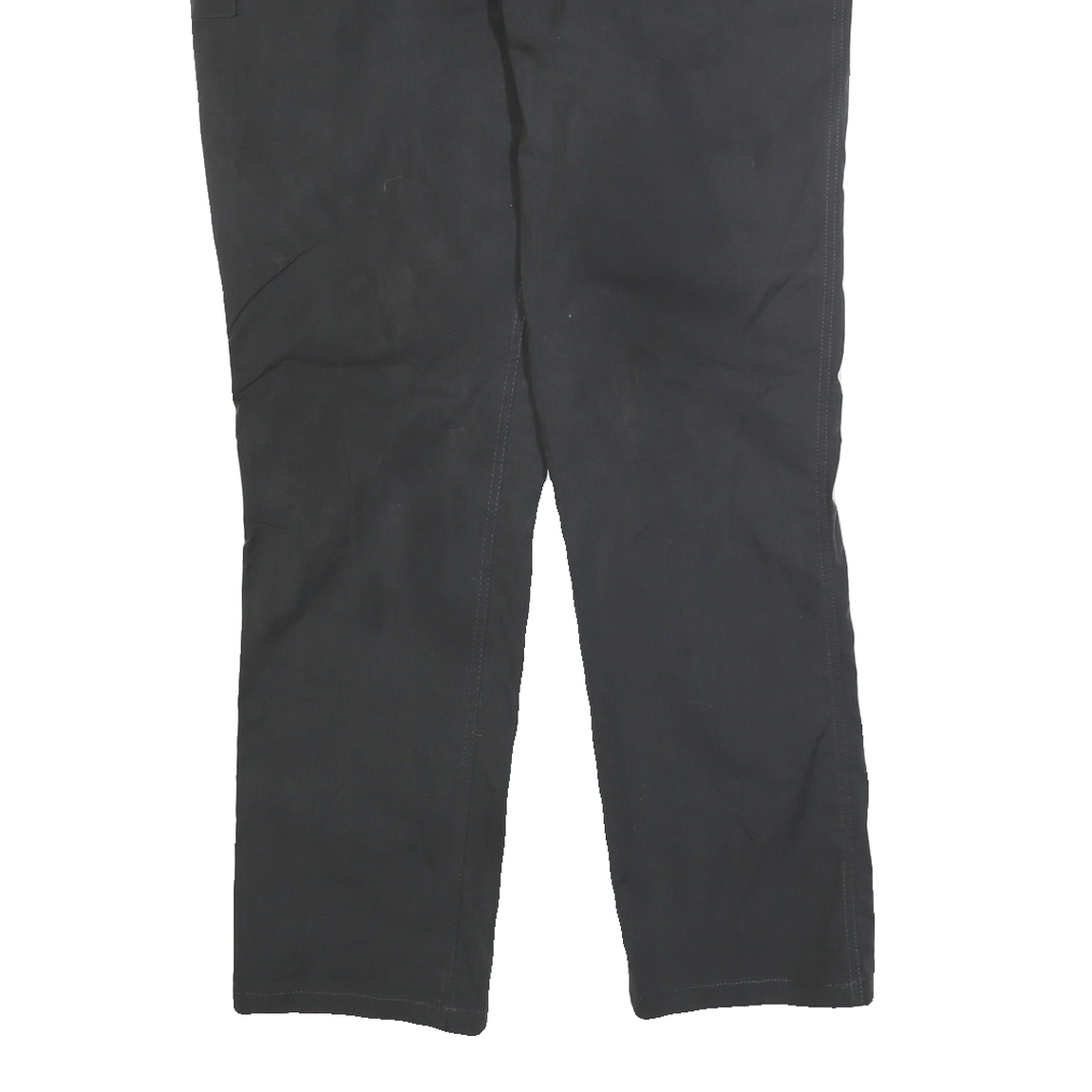 CARHARTT Mens Cotton Blend Black Relaxed Straight Trousers W32 L30 Workwear