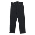 LEVI'S Big E Womens Jeans Black Regular Straight Denim W26 L26 Button Closure