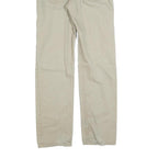CARHARTT Mens Jeans Beige Regular Straight Cotton Blend W32 L34 Casual Durable