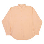 BOX Mens Plain Shirt Pink Long Sleeve M