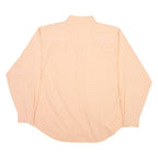 BOX Mens Plain Shirt Pink Long Sleeve M