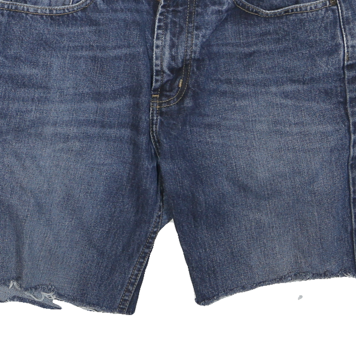 TOMMY HILFIGER Mens Denim Blue Cut-Off Shorts M W32 Classic Fit Casual Summer