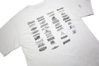 HANES Mens White Racing Cars Graphic T-Shirt M Short Sleeve Crew Neck