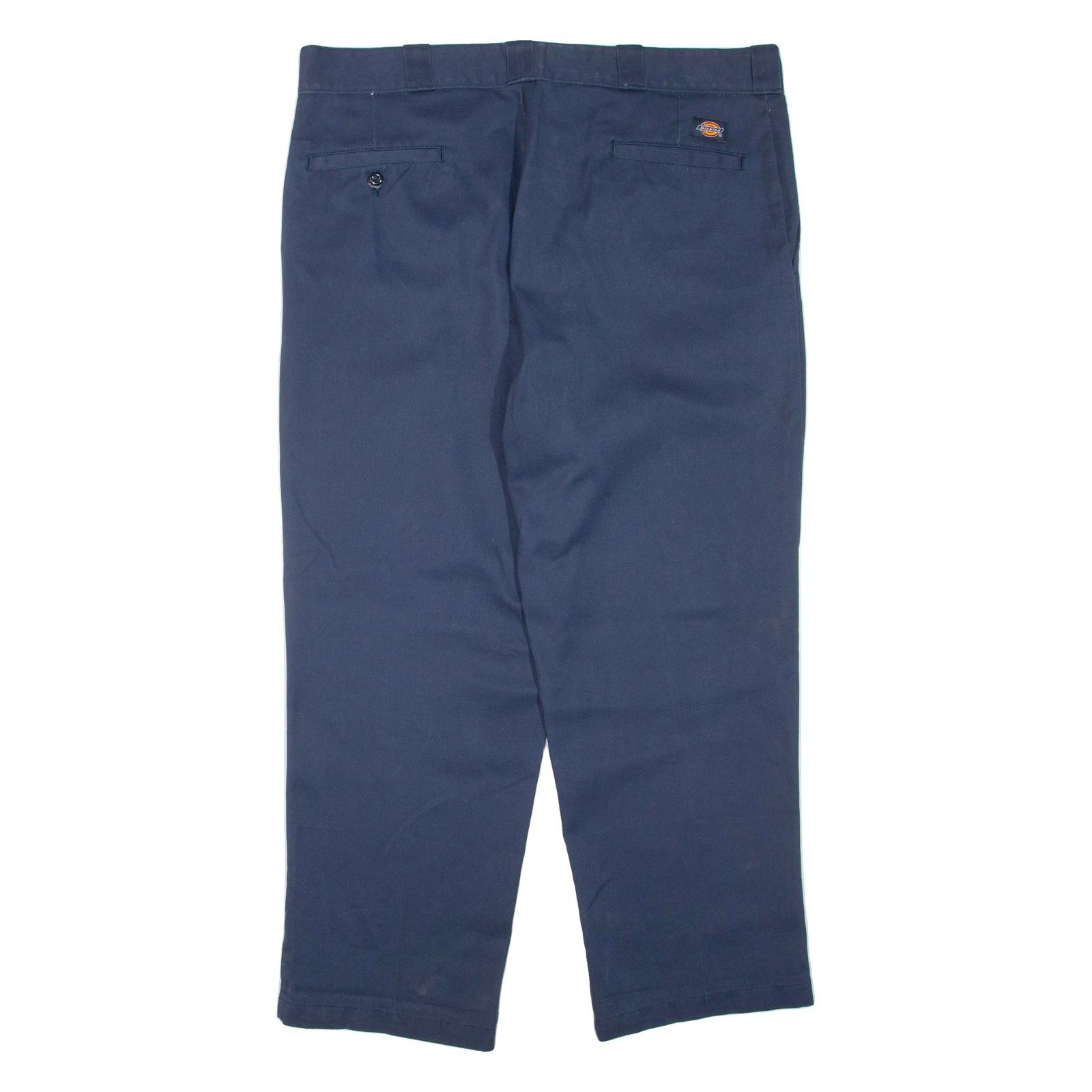 DICKIES Mens Trousers Blue Regular Tapered W38 L28
