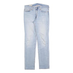 LEVI'S 511 BIG E Mens Jeans Blue Slim Skinny Denim Light W32 L34 Classic Button