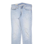 LEVI'S 511 BIG E Mens Jeans Blue Slim Skinny Denim Light W32 L34 Classic Button