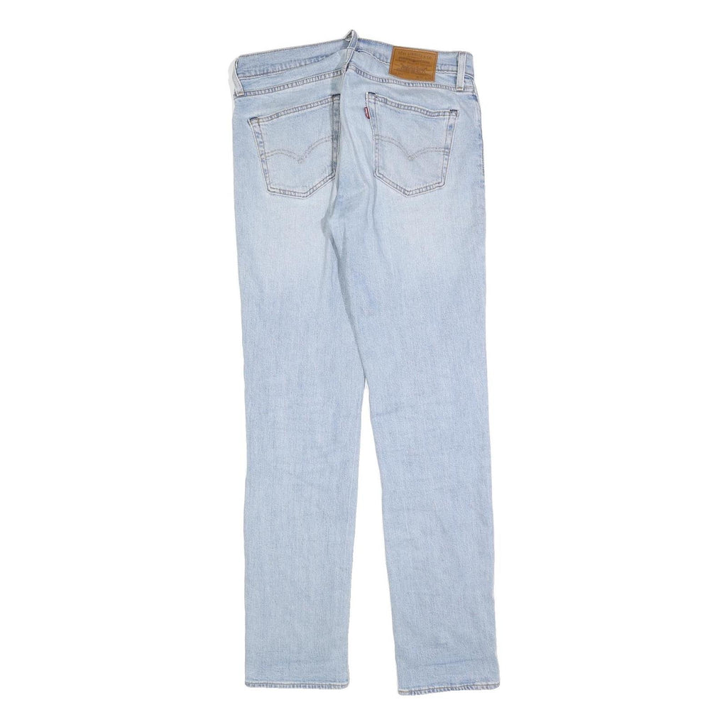 LEVI'S 511 BIG E Mens Jeans Blue Slim Skinny Denim Light W32 L34 Classic Button