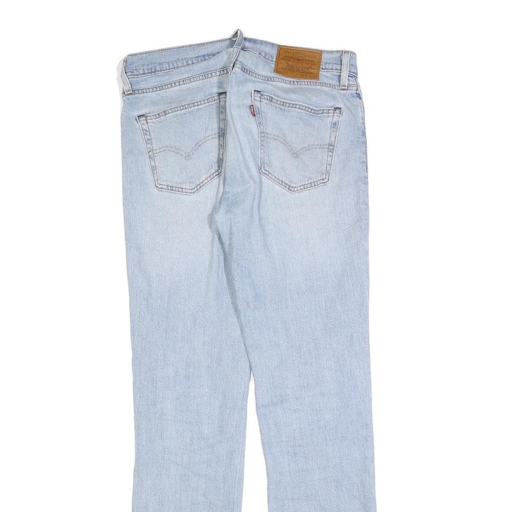 LEVI'S 511 BIG E Mens Jeans Blue Slim Skinny Denim Light W32 L34 Classic Button