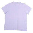 RALPH LAUREN Mens Lavender Short Sleeve Plain XL Cotton Polo Shirt Classic Style