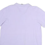 RALPH LAUREN Mens Lavender Short Sleeve Plain XL Cotton Polo Shirt Classic Style