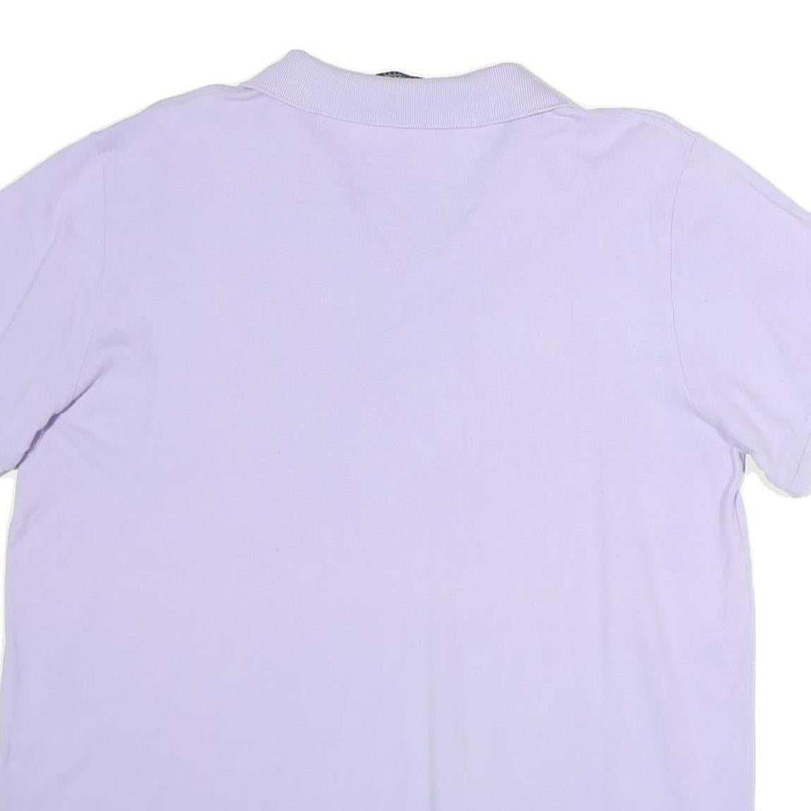 RALPH LAUREN Mens Lavender Short Sleeve Plain XL Cotton Polo Shirt Classic Style