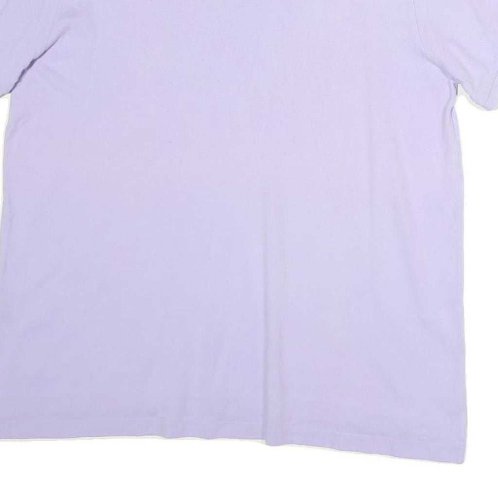 RALPH LAUREN Mens Lavender Short Sleeve Plain XL Cotton Polo Shirt Classic Style
