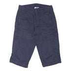 WEIRD FISH Womens Shorts Blue Casual UK 8 W28 Cotton Blend Comfortable Fit