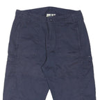 WEIRD FISH Womens Shorts Blue Casual UK 8 W28 Cotton Blend Comfortable Fit