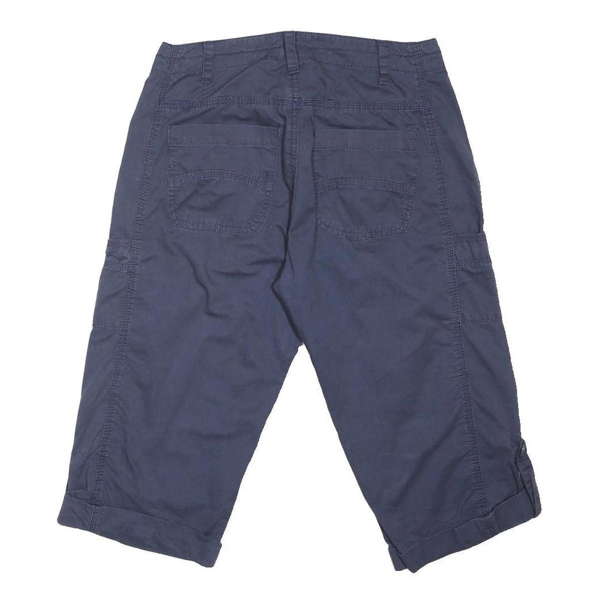 WEIRD FISH Womens Shorts Blue Casual UK 8 W28 Cotton Blend Comfortable Fit