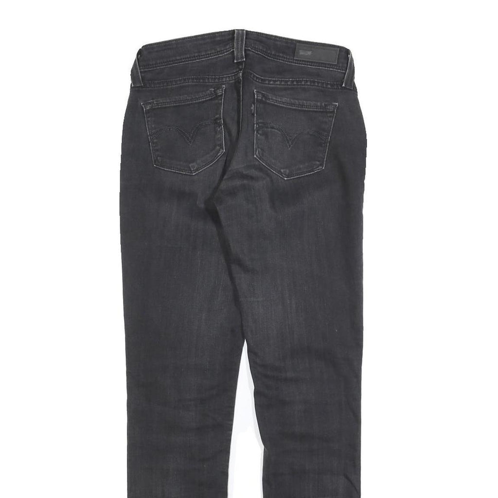 LEVI'S Womens Slim Black Denim Slim Skinny Jeans Cotton Blend W30 L29 Stylish