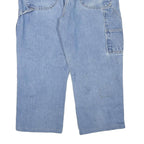 DICKIES Mens Jeans Blue Regular Straight Denim Light W38 L22 Workwear Carpenter