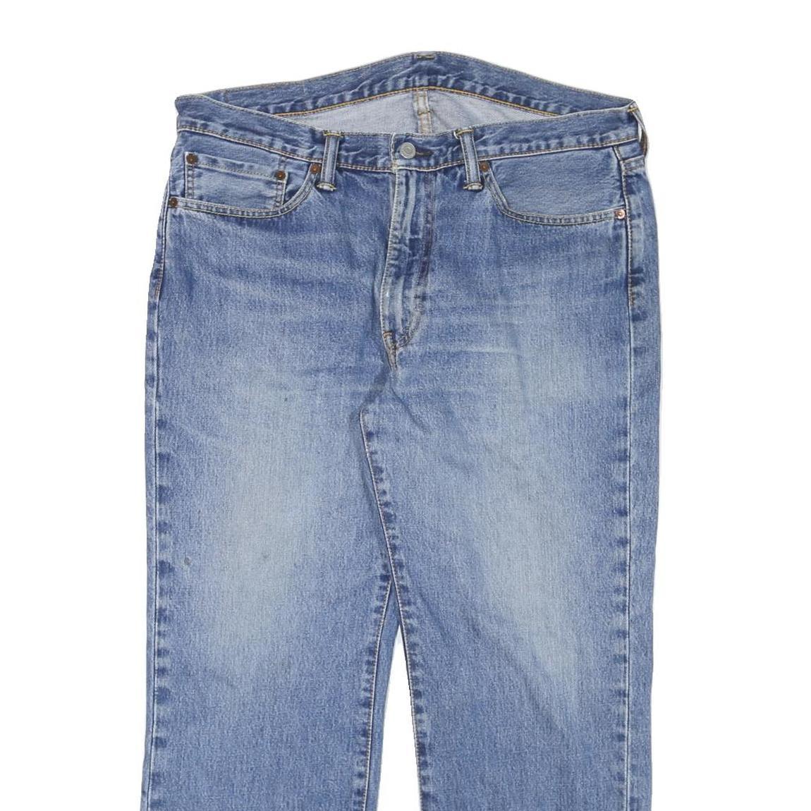 LEVI'S 514 Mens Slim Blue Denim Medium W36 L27 Jeans Zip Classic Fit