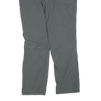 COLUMBIA Womens Grey Polyester Blend Regular Straight Trousers W36 L32 Outdoor