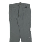 COLUMBIA Womens Grey Polyester Blend Regular Straight Trousers W36 L32 Outdoor