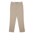 JOSEPH Womens Acetate Beige Slim Trousers W30 L29 Classic Button Closure