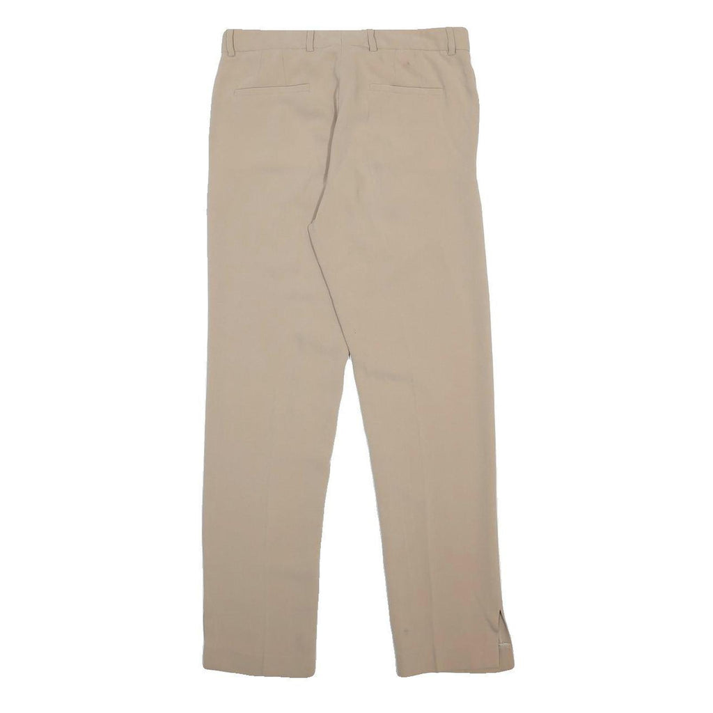JOSEPH Womens Acetate Beige Slim Trousers W30 L29 Classic Button Closure