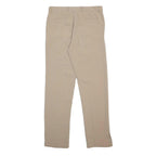 JOSEPH Womens Acetate Beige Slim Trousers W30 L29 Classic Button Closure