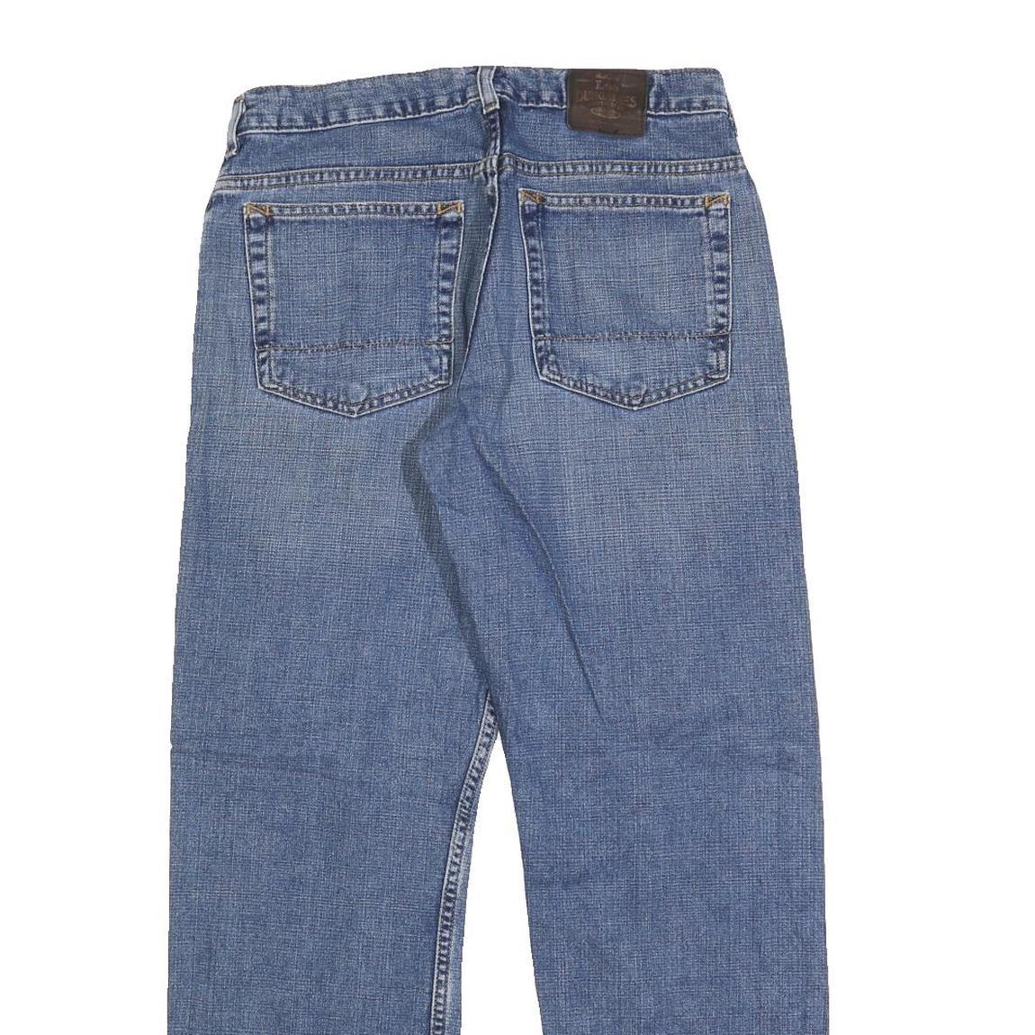 LEE Mens Jeans Blue Regular Straight Denim Medium W30 L30 Classic Cotton Zip