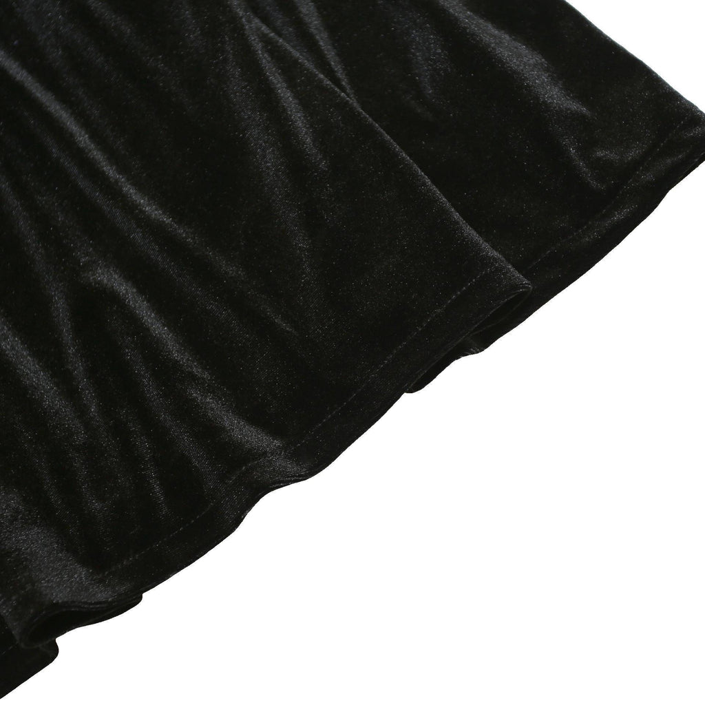 BODEN Womens Black Velvet Long Sleeve Knee Length Dress UK 12 Elegant Soft Fit