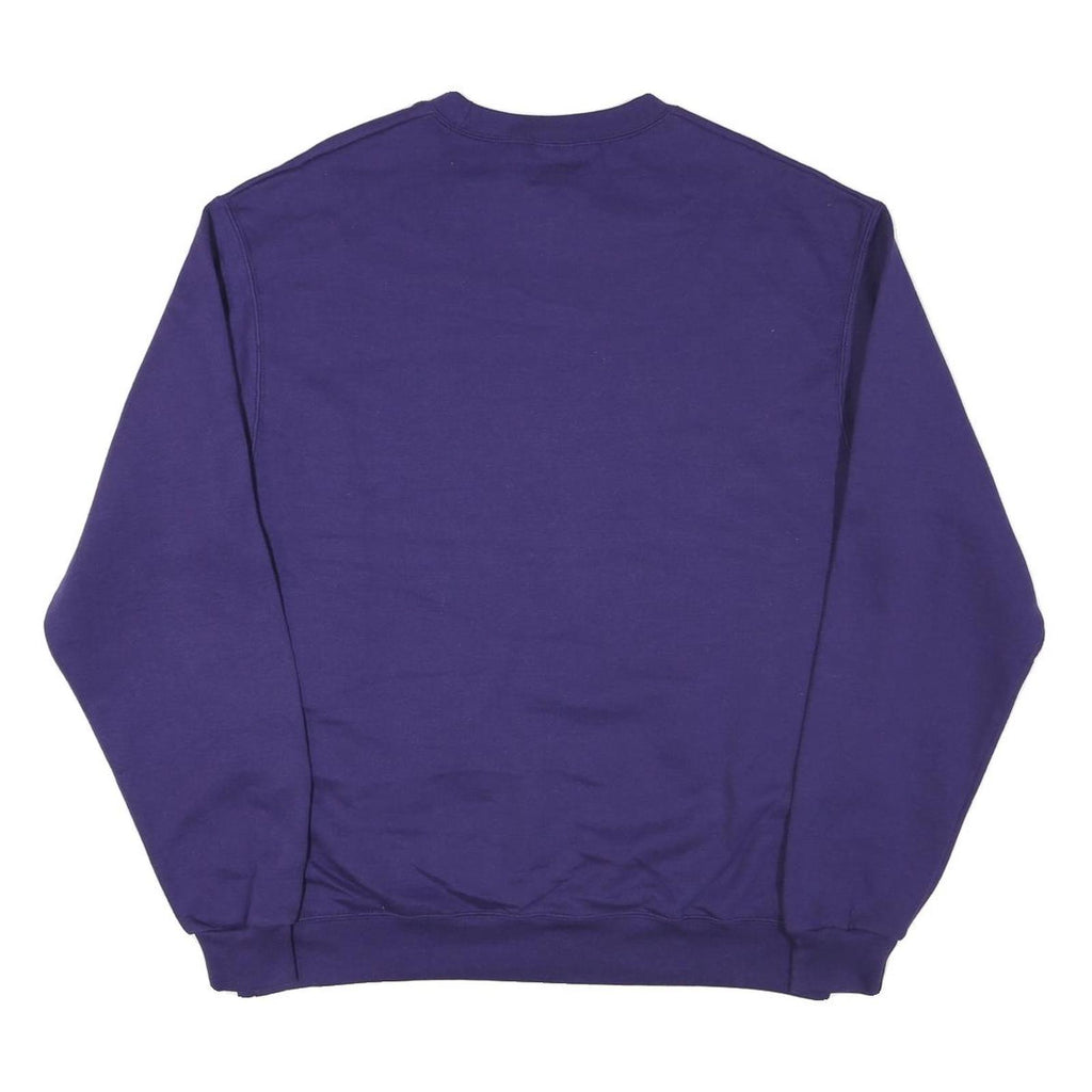 CARHARTT Mens Blue Cal Lutheran Crew Neck L Cotton Blend Sweatshirt