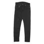 LEVI'S 512 Tapered Mens Jeans Black Regular Cotton Blend W30 L28 Zip Fit Skinny