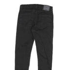 LEVI'S 512 Tapered Mens Jeans Black Regular Cotton Blend W30 L28 Zip Fit Skinny