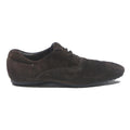 TODS Mens Dark Brown Leather Lace-Up Shoes UK 6 Classic Luxury Italian Design