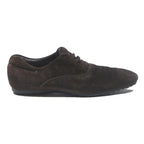 TODS Mens Dark Brown Leather Lace-Up Shoes UK 6 Classic Luxury Italian Design