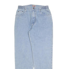 BIG STAR Womens Jeans Light Blue Regular Straight Denim Rinse W28 L30 Zip