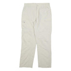COLUMBIA Womens Regular Fit Beige Zip Cargo Trousers W32 L30 Outdoor Hiking