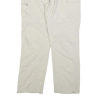 COLUMBIA Womens Regular Fit Beige Zip Cargo Trousers W32 L30 Outdoor Hiking