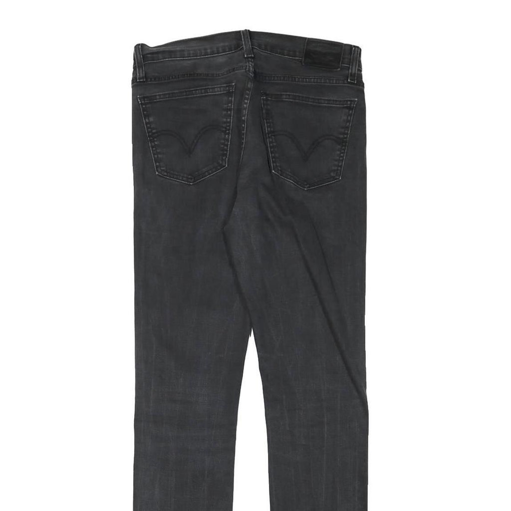 LEVI'S Womens Jeans Black Slim Skinny Denim Rinse W29 L31 Stylish Comfortable