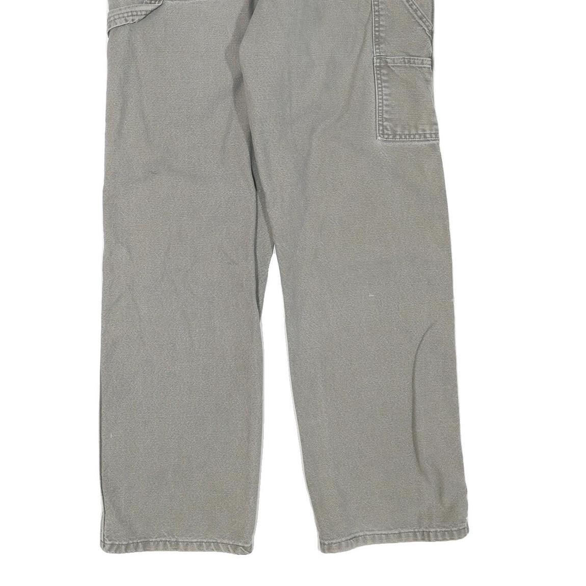 CARHARTT Mens Regular Fit Grey Cotton Blend Denim Jeans W32 L32 Workwear Utility