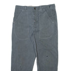 Mens Trousers Grey Regular Straight W36 L29
