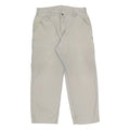 CARHARTT Mens Cotton Beige Regular Straight Trousers W32 L28 Workwear Utility