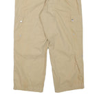 JONES NEW YORK Womens Cotton Blend Beige Relaxed Cargo Trousers W32 L26 Casual